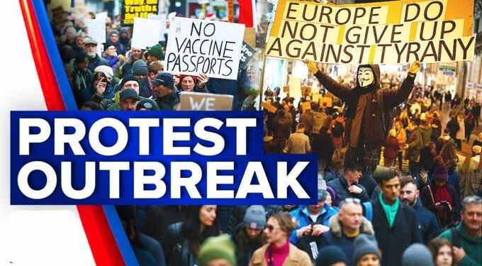 As Protests Erupt, Some Countries Backtrack on COVID Mandates While Others Double Down