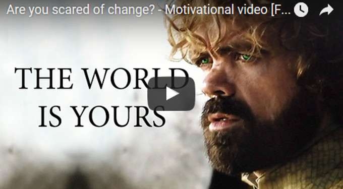 Morning Inspiration: The World Is Yours To Go And Make the Best Of (Motivational Video with Peter Dinklage)