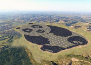 China Unveils World’s Cutest Solar Farm In The Shape Of A Panda