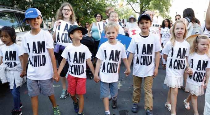 As Trump Administration Misses Family Reunification Deadline, Children Protest ‘Horrific’ Immigration Policy