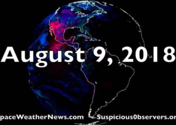 Solar Polar Fields Spiking, Planets Aligned, Rinjani Volcano Quake | S0 News Aug.9.2018