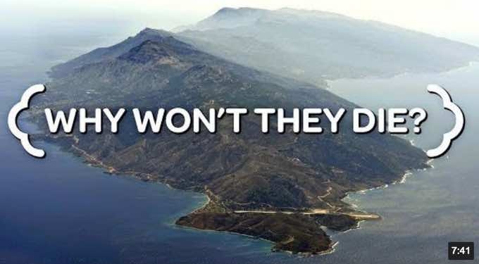 WATCH: How the Inhabitants of This Island Cheat Death