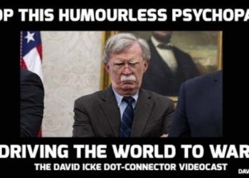 David Icke: Stop This Humourless Psychopath Driving The World To War