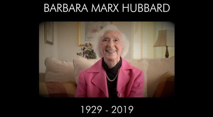 Thank you BARBARA MARX HUBBARD!