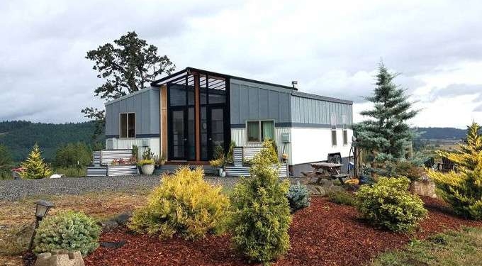 This Family Home Is Two Tiny Houses Connected by A Sunroom