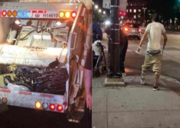 Outrage After Police Photographed Taking Wheelchairs from Injured Homeless and Crushing Them