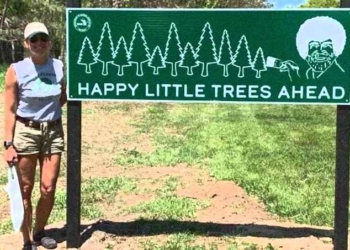 Michigan Inmates Plant 1,000 ‘Happy Little Trees’ In State Parks to Honor Bob Ross