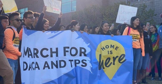 #HereToStay: Student Walkouts Across US to Demand Supreme Court Defend DACA
