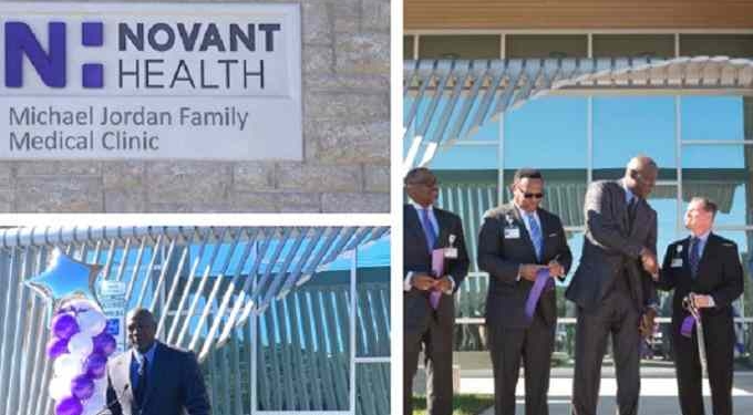 MICHAEL JORDAN OPENS MEDICAL CLINIC FOR PEOPLE WITH LIMITED RESOURCES