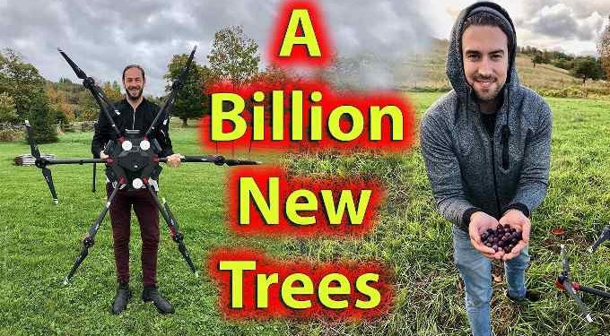 Canadian Scientists Develop Plan to Plant Over A Billion Trees Using Drones
