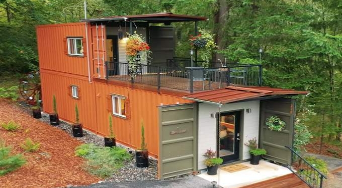 Couple Builds Amazing Shipping Container Home For Debt-Free Living