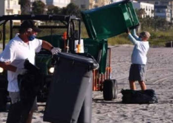 Beachgoers Left Behind 13,000 Pounds Of Trash At Florida Beach This Past Weekend