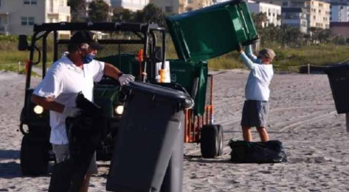 Beachgoers Left Behind 13,000 Pounds Of Trash At Florida Beach This Past Weekend
