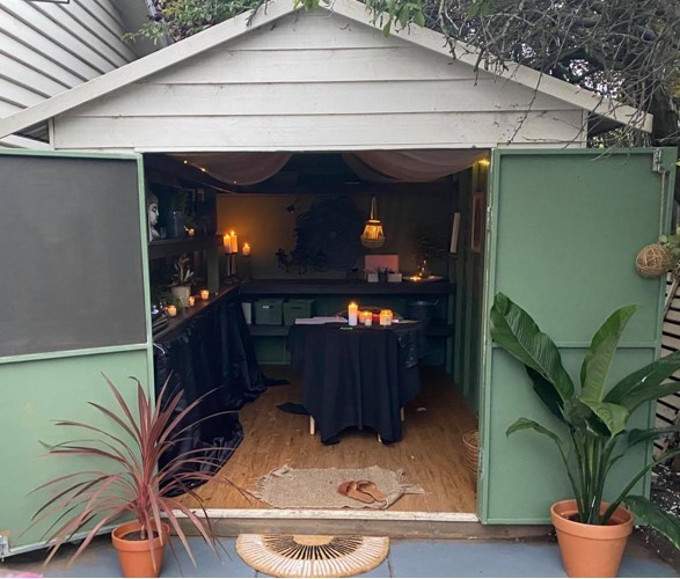 Transforming My Old Shed Into A Spiritual Psychic Reading Haven