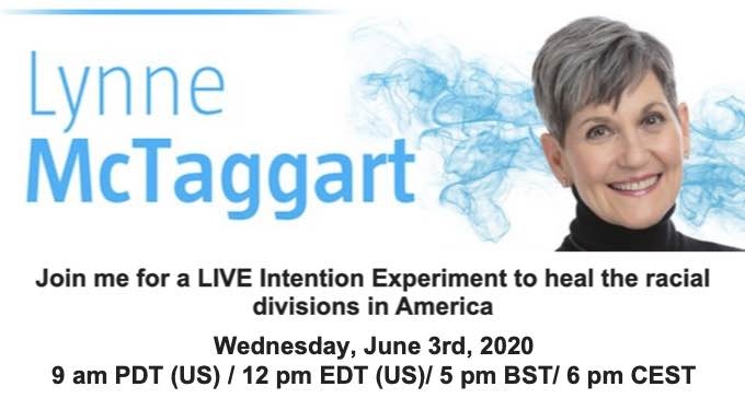 TODAY (June 3) at 9am PDT: LIVE Intention Experiment to Heal the Racial Divisions in America