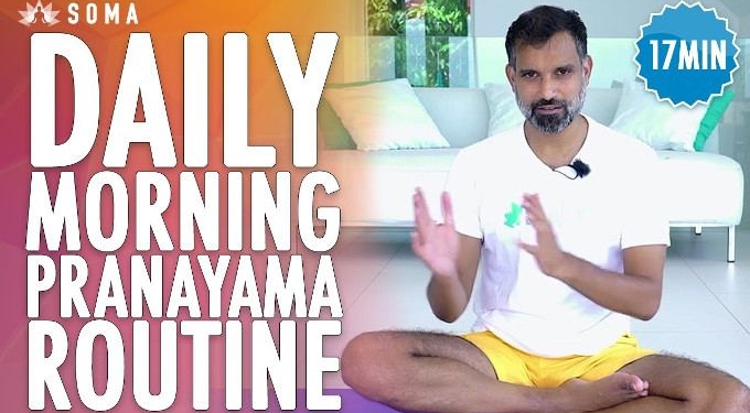 Daily Morning Pranayama Routine (Yoga Breathing Technique) Guided Exercise – SOMA Breath