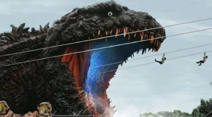Japan Opens Life-Sized Godzilla Park Where You Can ZIP-LINE into the King of the Monster’s MOUTH