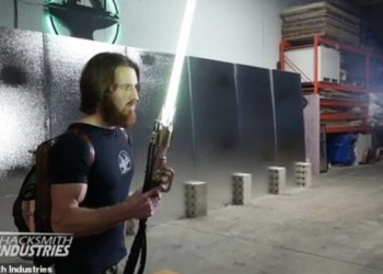 Engineer Creates Fully Functional ‘Star Wars’ Lightsaber That Cuts Through Steel