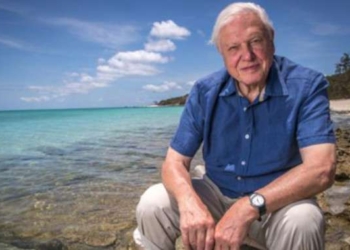 Sir Attenborough at The Great Barrier Reef