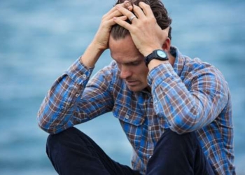 worried anxious man