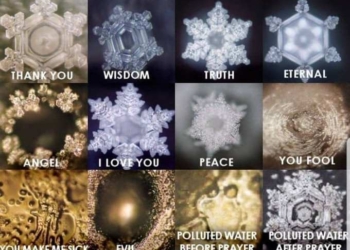 The Effect of Human Intentions On Water Crystal Formation