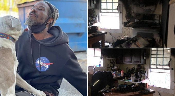 Homeless Man Hailed as Hero After Rushing Into Burning Building to Rescue 16 Dogs and Cats