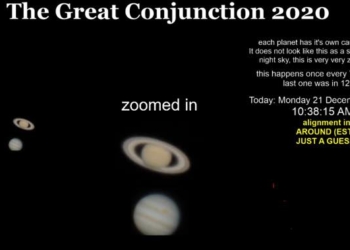 WATCH Online: Jupiter and Saturn’s Great Conjunction on December 21
