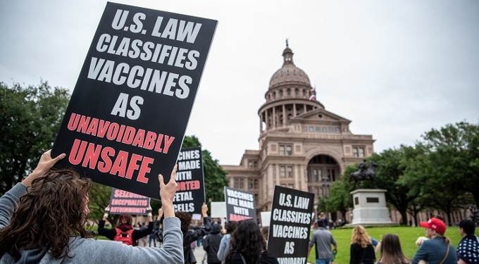 BLM and MAGA Come Together To Oppose Forced Vaccination Bill in New York