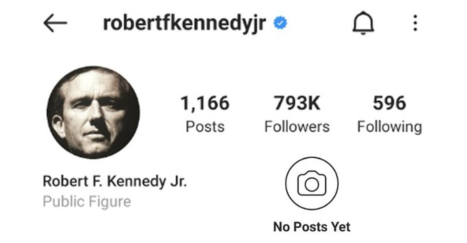 RFK, Jr. Responds to Instagram’s Removal of His Account