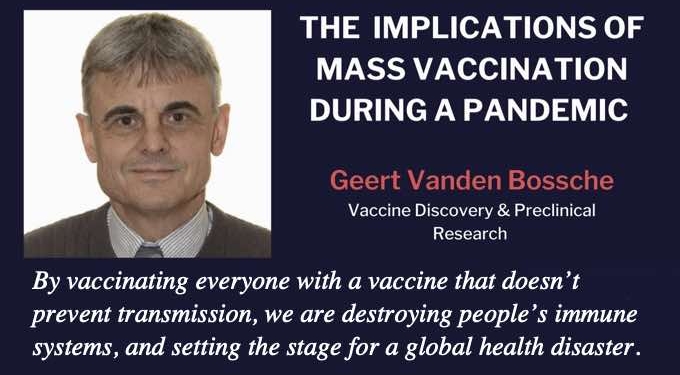Virologist: ‘We Are Going to Pay Huge Price’ for COVID Mass Vaccination Campaign