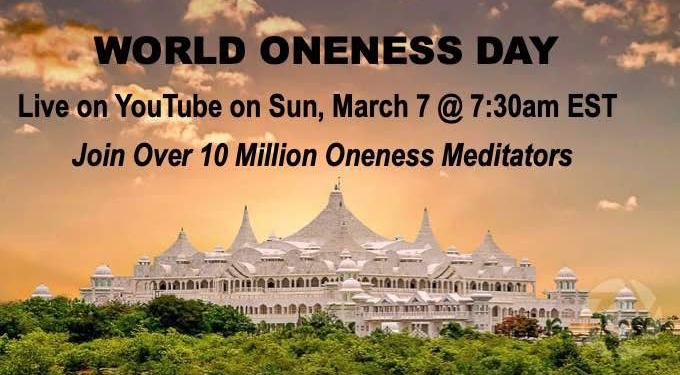 WATCH the REPLAY: World Oneness Day with Over 10 Million Oneness Meditators from Around the Globe