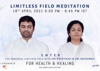 WATCH: Limitless Field Meditation for Health, Healing & Immunity With Sri Krishnaji [REPLAY]