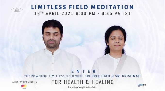 WATCH: Limitless Field Meditation for Health, Healing & Immunity With Sri Krishnaji [REPLAY]