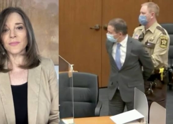 WATCH Marianne Williamson’s Emotional Response to the Derek Chauvin Verdict: “We can repair what has been broken.”