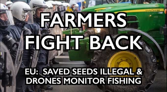 FARMERS FIGHT BACK: French, Croatians Protest Seed Law & Takeover of Food