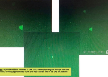 Video Showing UFOs Swarming Navy Warship is Real, Pentagon Confirms
