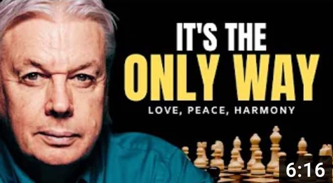 WATCH: This Is The Only Way For Humanity: Love, Peace, Harmony | David Icke
