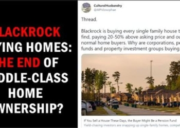Same Shady People Who Own Pharma and Media Want Your House