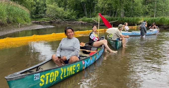 Water Protectors Protesting at Willow River Warn Line 3 ‘Is a Catastrophic Threat’
