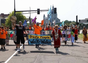 Nearly 70 People Arrested for Resisting Line 3 at Rally Outside Minnesota Governor’s Mansion