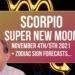 Scorpio New Moon – 4th/5th November 2021 + FREE Zodiac Forecasts