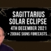 Sagittarius Solar Eclipse – 4th December 2021 + FREE Zodiac Forecasts
