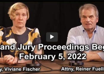 Attorneys Reiner Fuellmich and Viviane Fischer Announce Grand Jury Proceeding for Covid-19 Crimes will Begin Feb 5th, 2022