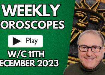 Weekly Video Horoscopes WC 11th December 2023…