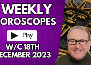 Weekly Video Horoscopes WC 18th December 2023…