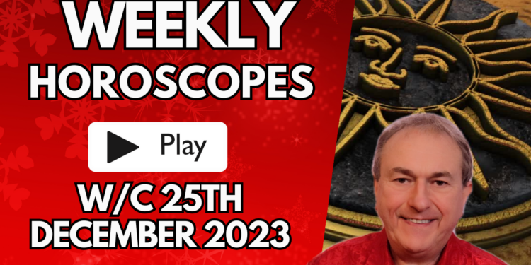 Festive Weekly Horoscope Videos All Signs from WC 25th December 2023…