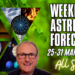 Weekly Astrology Forecast from 25th – 31st March + All Signs!