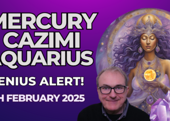 Mercury Cazimi Aquarius – Inside Track Video – Genius Alert!