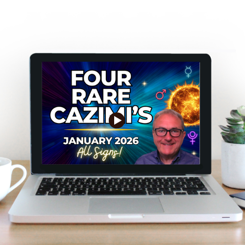 Rare Four Cazimi’s of January 2026 + All Signs…