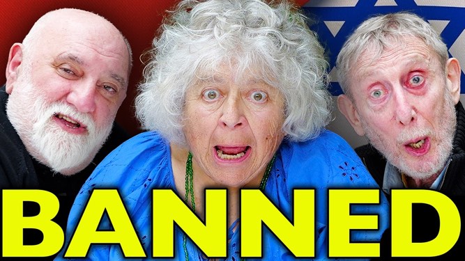 The Interview Israel and the Media Wants to Ban: Miriam Margolyes, Michael Rosen & Alexei Sayle